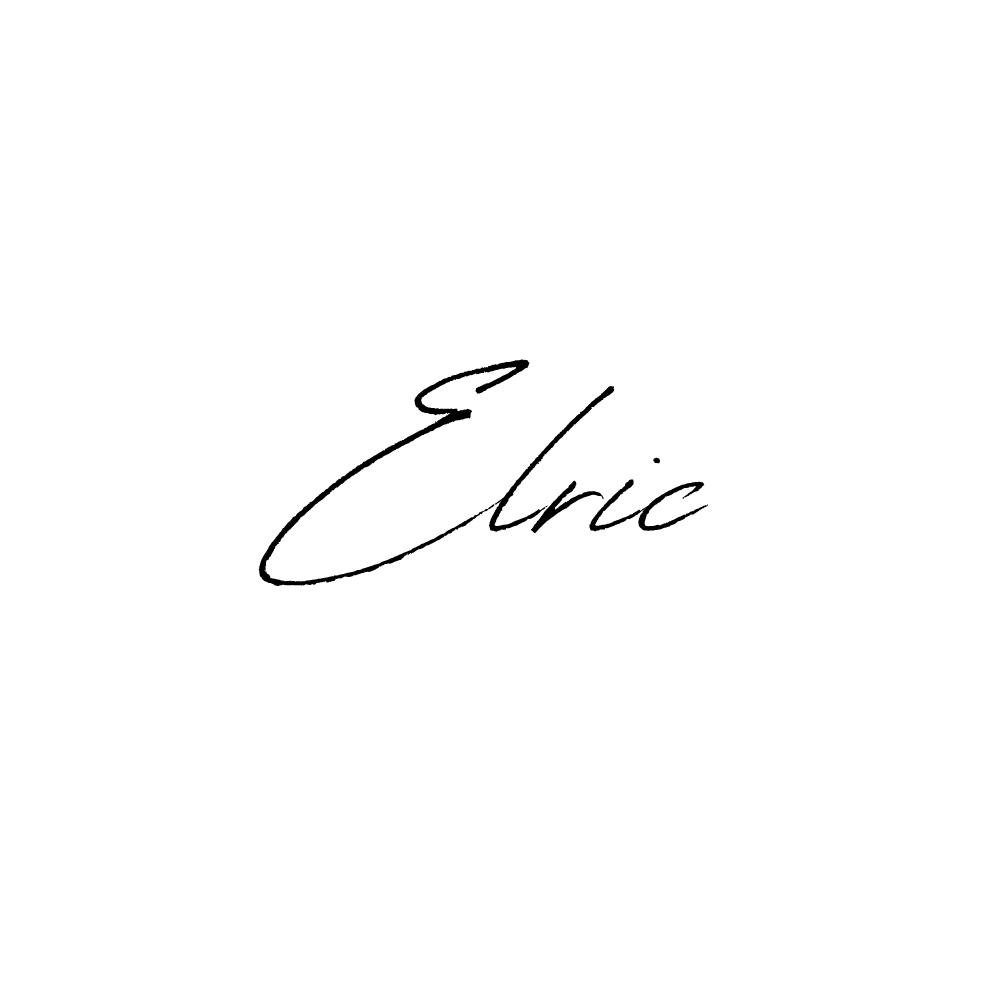 Signature manuscrite d'Elric Simonet